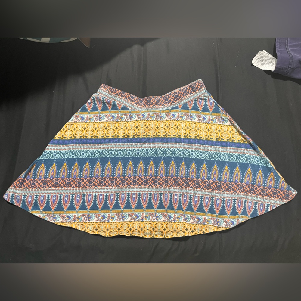 Colorful Patterned Women's Skirt